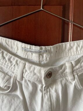 White Denim High-Rise Jeans